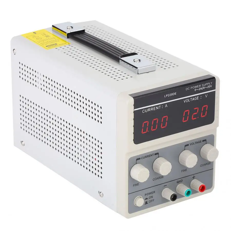 LP220DE 20V 2A Регулируемый DC стабилизатор питания с защитой от перегрузки регулятор постоянного тока 110/220V Напряжение цифровой дисплей