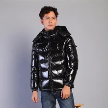 Для мужчин дутая куртка детское зимнее пуховое пальто для мальчиков с капюшоном мужские зимние куртки Теплая Верхняя одежда M L XL XXL 3XL 4XL 5XL