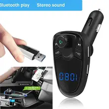 Bluetooth FM Transmitter FM MP3 Player Modulator Handsfree Dual USB Charger Support TF Card U Disk loogear g3 1 63 2g watchphone w quad band bluetooth mp3 fm touch screen 8gb tf card silver