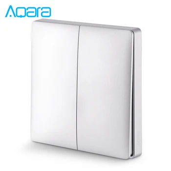 

Aqara Wall Intelligent Linkage Light Control Home Switch Panel Zero Fire Double Key Version