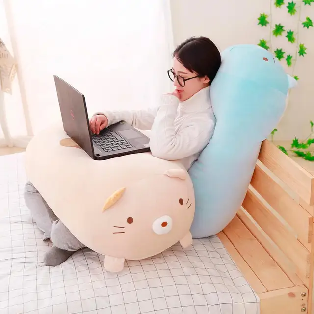 1pc 90cm cute Corner Bio Pillow Japanese Animation Sumikko Gurashi plush toy stuffed Soft Valentine gift for Baby girl Gifts 2