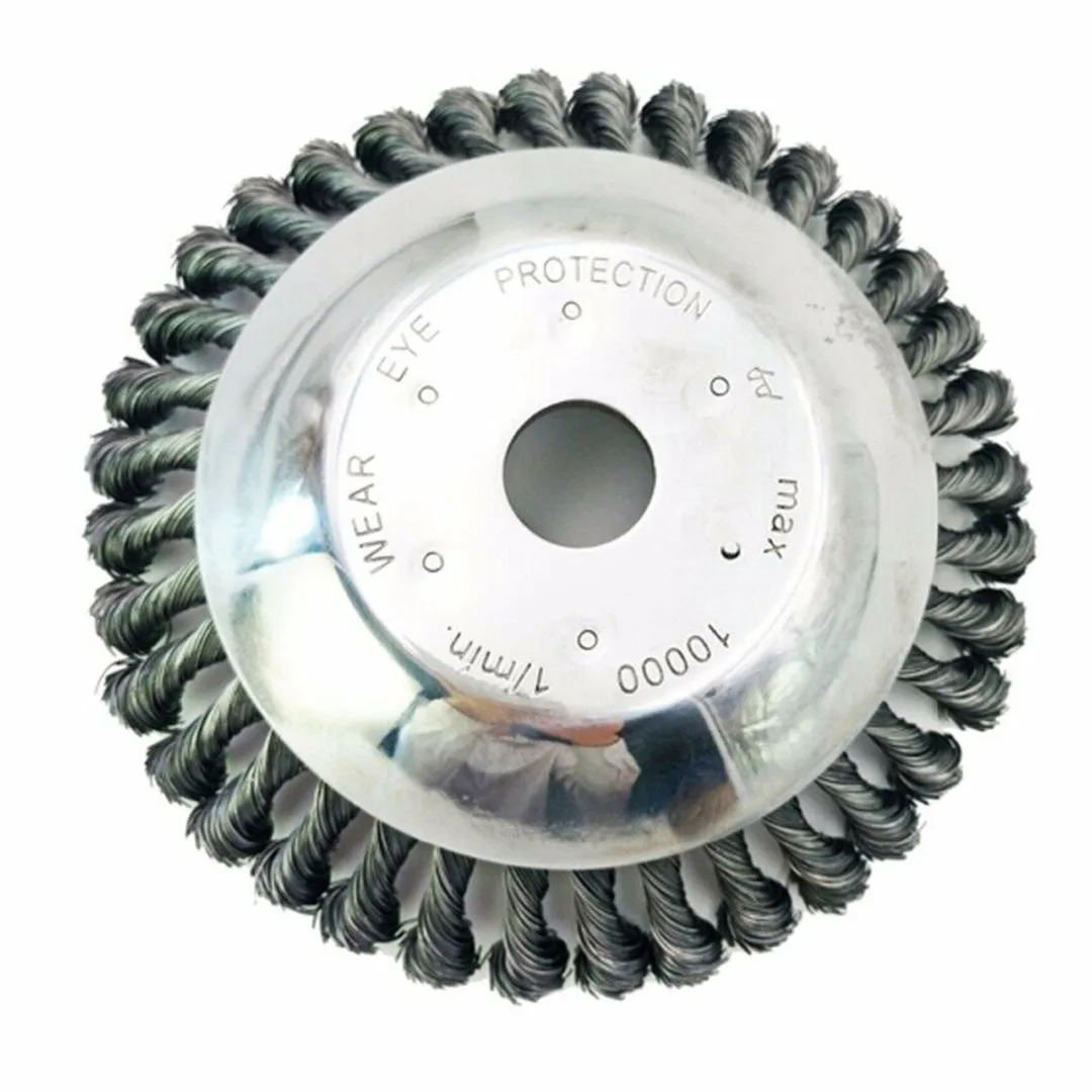 1pcs Steel Wire Wheel Weed Brush Garden Trimmer Lawn Mower Grass Eater Cutter Garden Power Tools 1pcs Steel Wire Wheel Weed Brush Garden Trimmer Lawn Mower Grass Eater Cutter Garden Power Tools