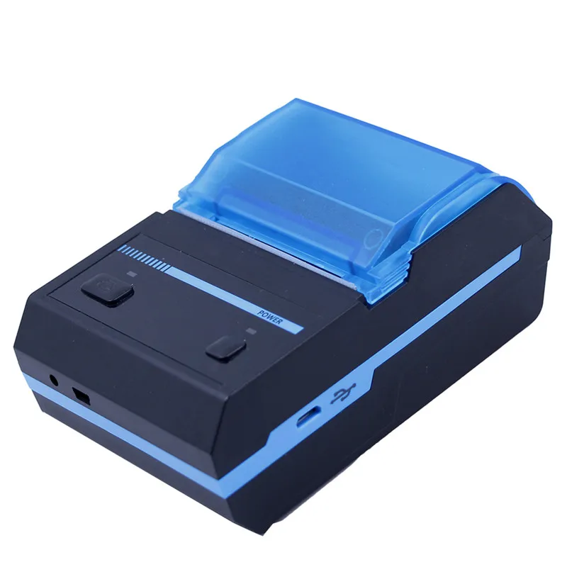 58mm thermal printer Мини-принтер Android IOS bluetooth Windows USB 58 мм термальный кассовый беспроводной портативный термальный принтер штрих-кода - Цвет: 58mm thermal printer