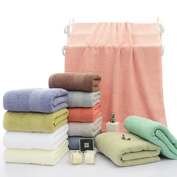 

Cotton beach towel Terry Bath Towels bathroom 70*140cm Thick Luxury Solid for SPA Bathroom Bath Towels for Adults MJ710