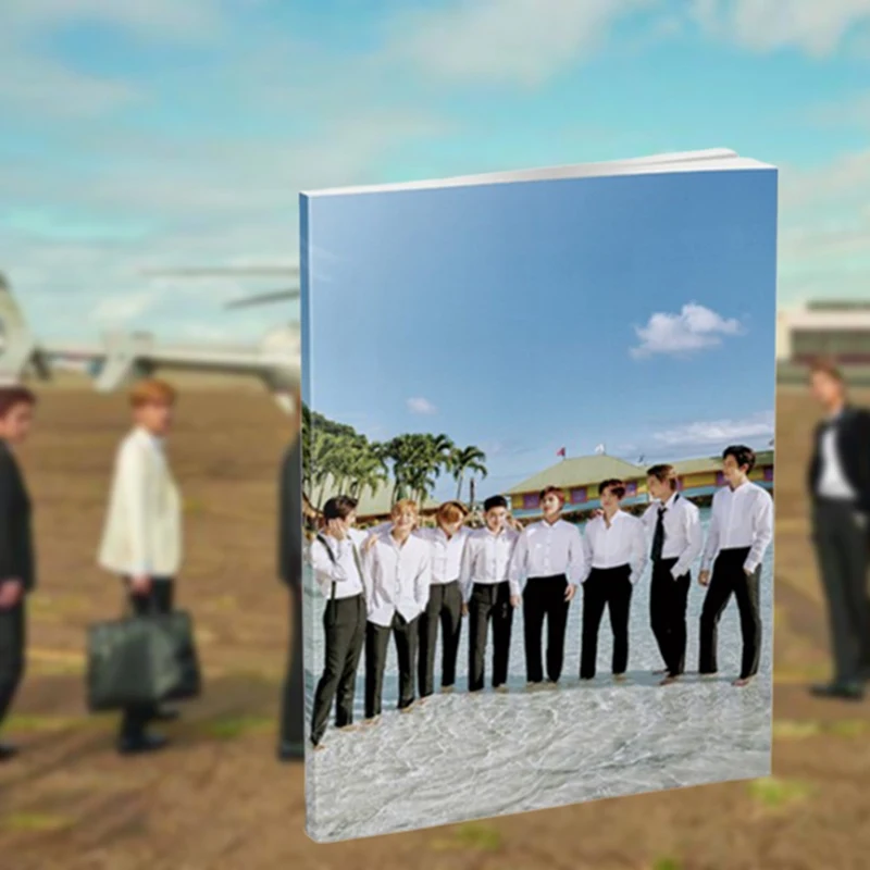 Альбом KPOP EXO самодельный бумажный ЛОМО карта фото карта Плакат Фотокарта Поклонники Подарочная коллекция Канцелярский набор