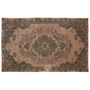 

Handmade Natural Vintage Turkish Area Rug 155x244 Cm-5'1''X8'0''