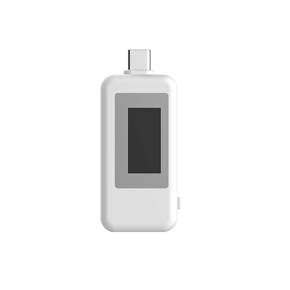 0-5.1A 4-30 в Тип usb-c Мощность Ёмкость тестер с ЖК-экраном звуковой сигнал тревоги времени Напряжение и ток вольтметр мультиметр Температура Дисплей - Цвет: Белый