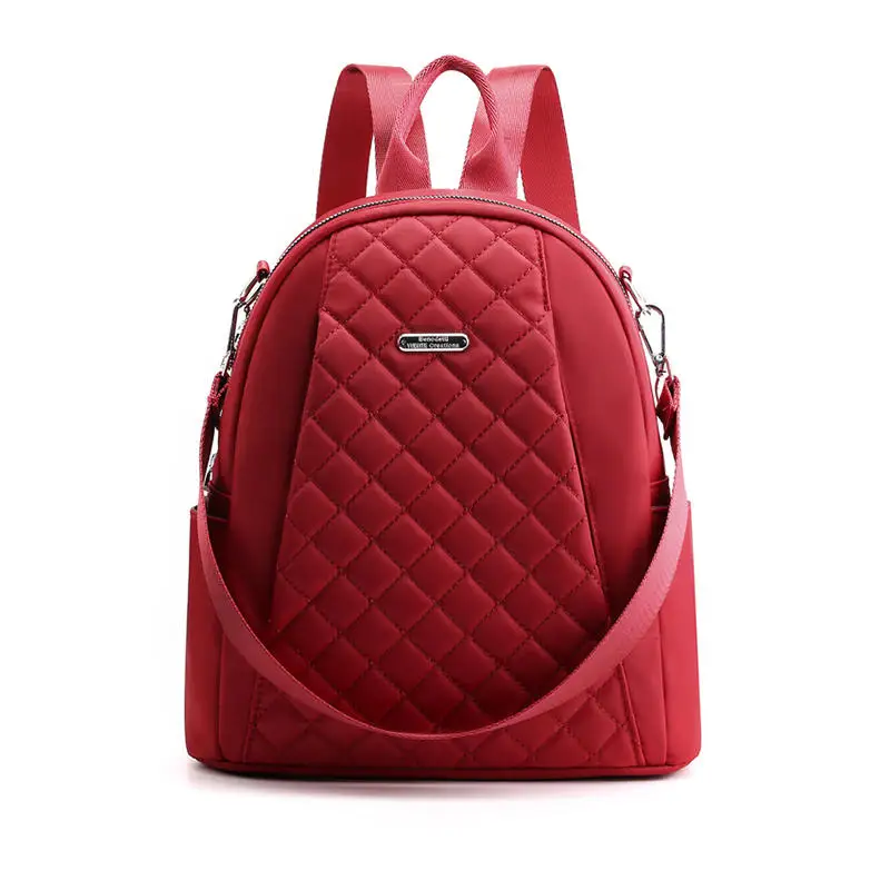 Водонепроницаемый рюкзак для ноутбука женский модный рюкзак для девочек большой емкости рюкзак для женщин и мужчин Ткань Оксфорд Mochila Feminina - Цвет: red