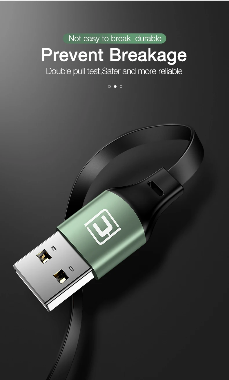 Cafele 3 в 1 зарядный USB кабель для iPhone type C микро Выдвижной зарядный кабель 120 см 3 А Быстрая зарядка USB C кабель