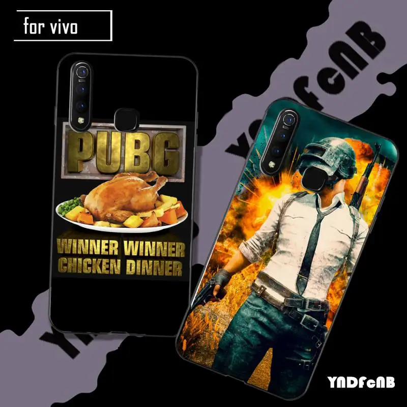 Силиконовый чехол для телефона с игрой мира PUBG vivo u3x Y11 Y12 Y19 Y81 Y91C V9 V17 V15 pro