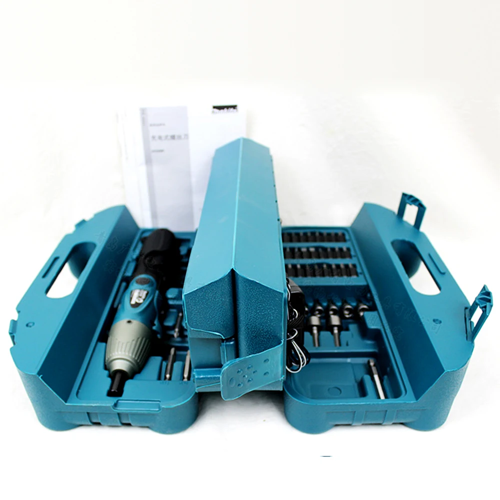 Japan 6723DW Rechargeable Screwdriver Household Foldable Right Angle & Rod Type Switch 220rpm 4.5N.m Cordless Electric Screw Driver(1)