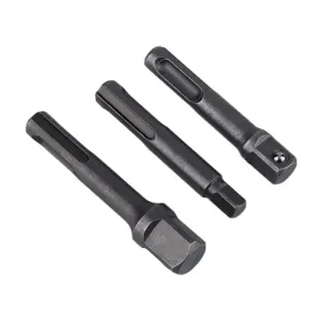 

3pcs/ Plus Socket Driver Set 1/4" 3/8" 1/2" Drills Bit Adaptor Socket Extension Conversion post Electric Screwdrivers parts