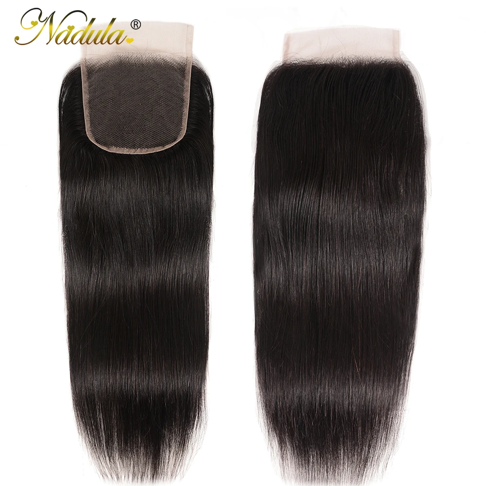 Nadula Hair HD кружевная застежка с детскими волосами 8-20 дюймов прямые человеческие