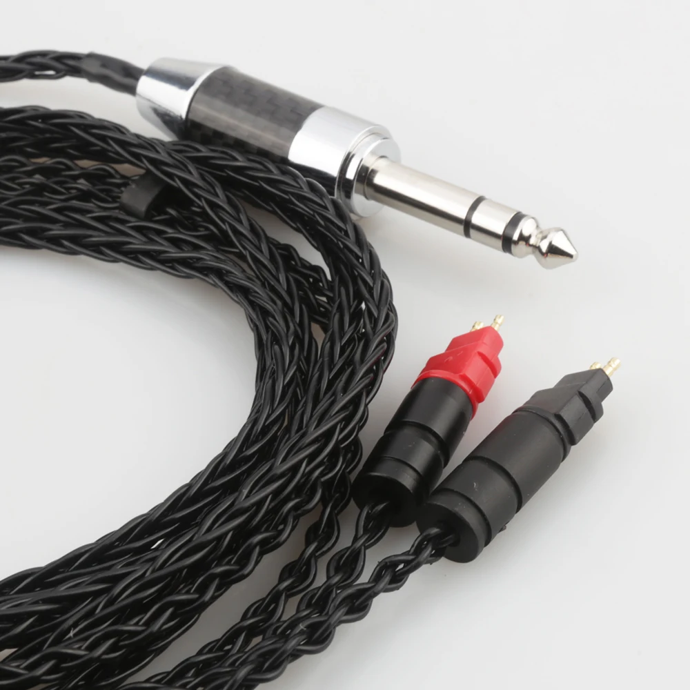 Replacement Audio upgrade Cable For HD650 HD600 HD580 HD525 HD565 HD540 Headphone Etc 6 35mm Male Plug