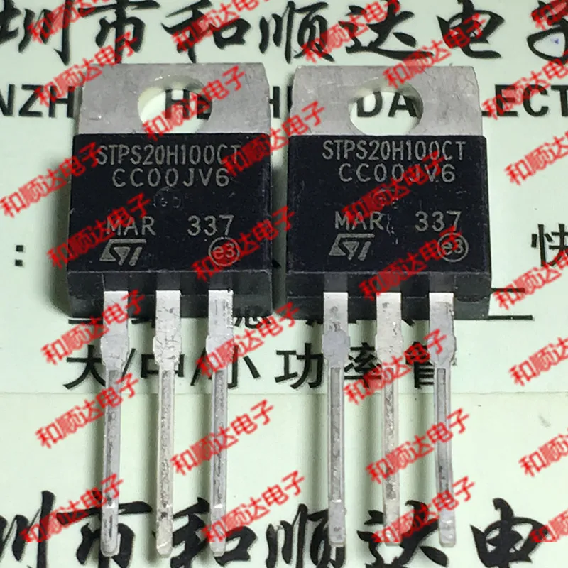 10 шт./лот STPS20H100CT-220 быстрый 100V 20A