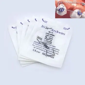 

NSKLED 10 Pcs/1bags Dental Orthodontic Close Spring Open Coil Spring 6 Sizes