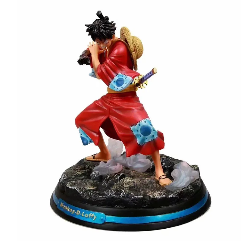 One piece gear четвёртая фигурка Луффи 1/6 масштаб окрашенная фигура кимоно вер. Обезьяна д Луффи ПВХ фигурка игрушки Brinquedos аниме - Цвет: A No Box