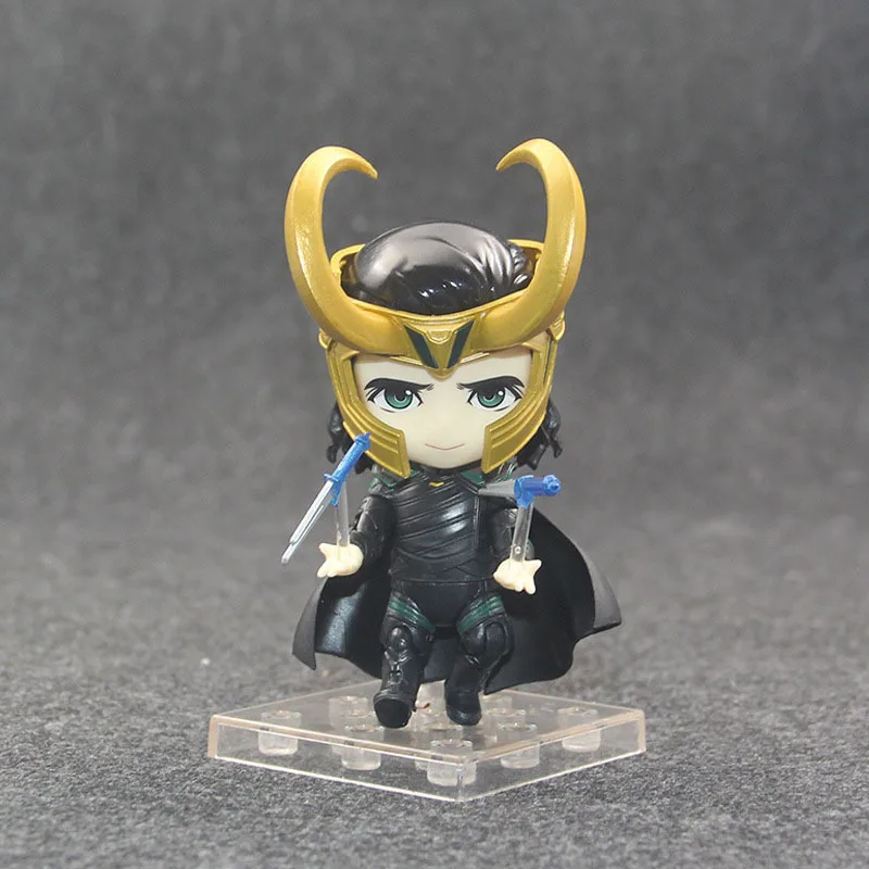 Marvel AvengersThor Ragnarok Мстители локи фигурки 866 нендороидная модель игрушки 10 см - Цвет: No Box
