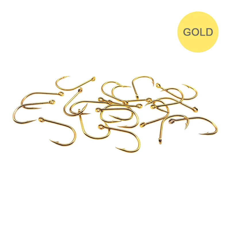 

100PCS Hooks Fishing Steel Fishing Hook Set Barbed 3#-12# Series Fly Fishhooks Worm Pond Jig Hole Accessories Pesca Carp Hook