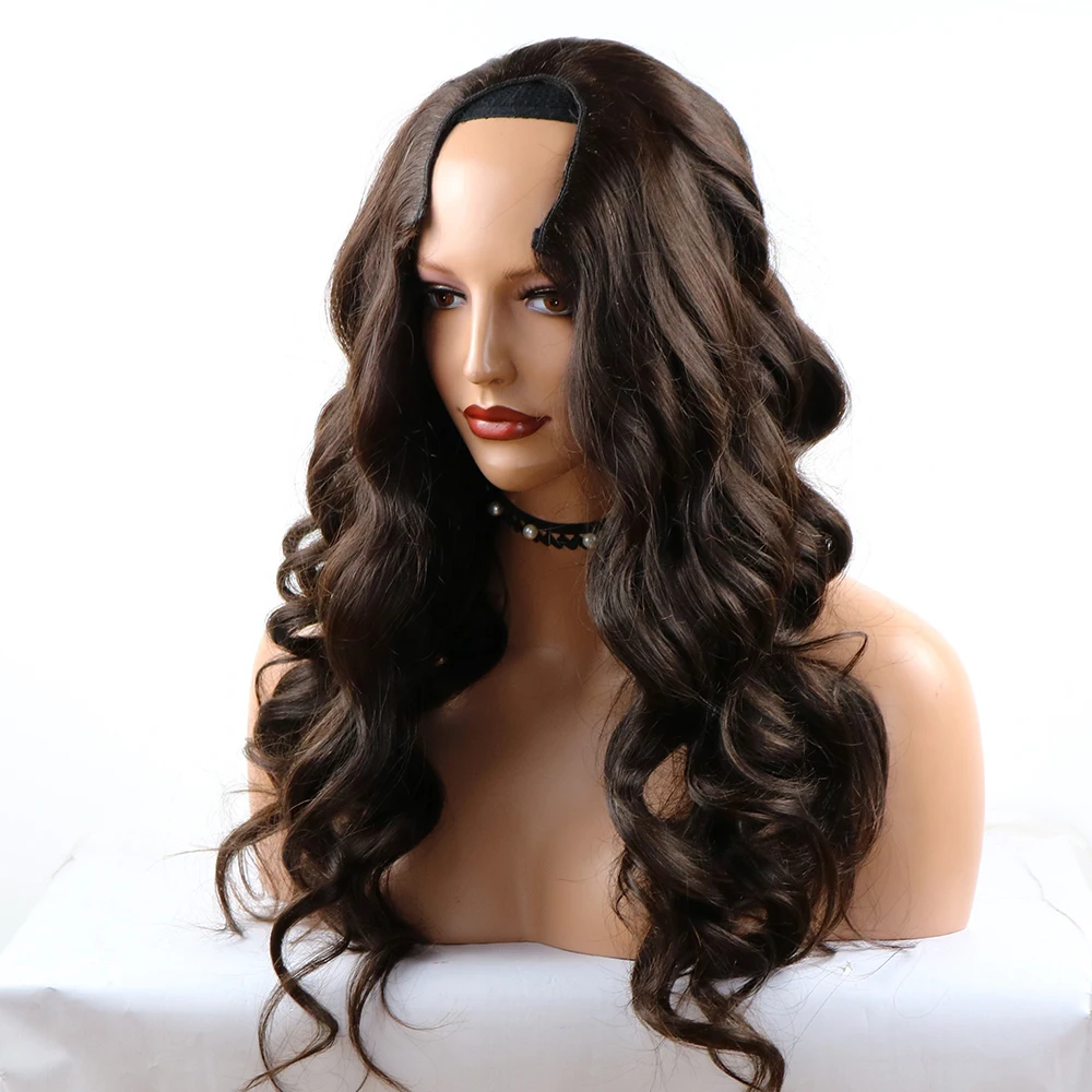 

Eversilky 130- 250% Density Body Wave Human Hair Wigs U Part Wig 2x4 Opening Middle Open Wave Wigs Brazilian Remy Hair U Part