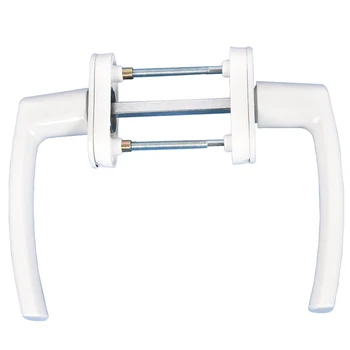 

Plastic Steel Double-Sided Door Handle Lock Lock Sliding Door Handle 53-63MM