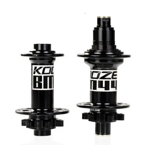 black pair XD KOOZER BM440 MTB горный велосипед BOOST концентраторы 32h отверстие дисковый подшипник ступицы передний задний 6 Болт 15*110 12*148 мм через - Цвет: black pair XD
