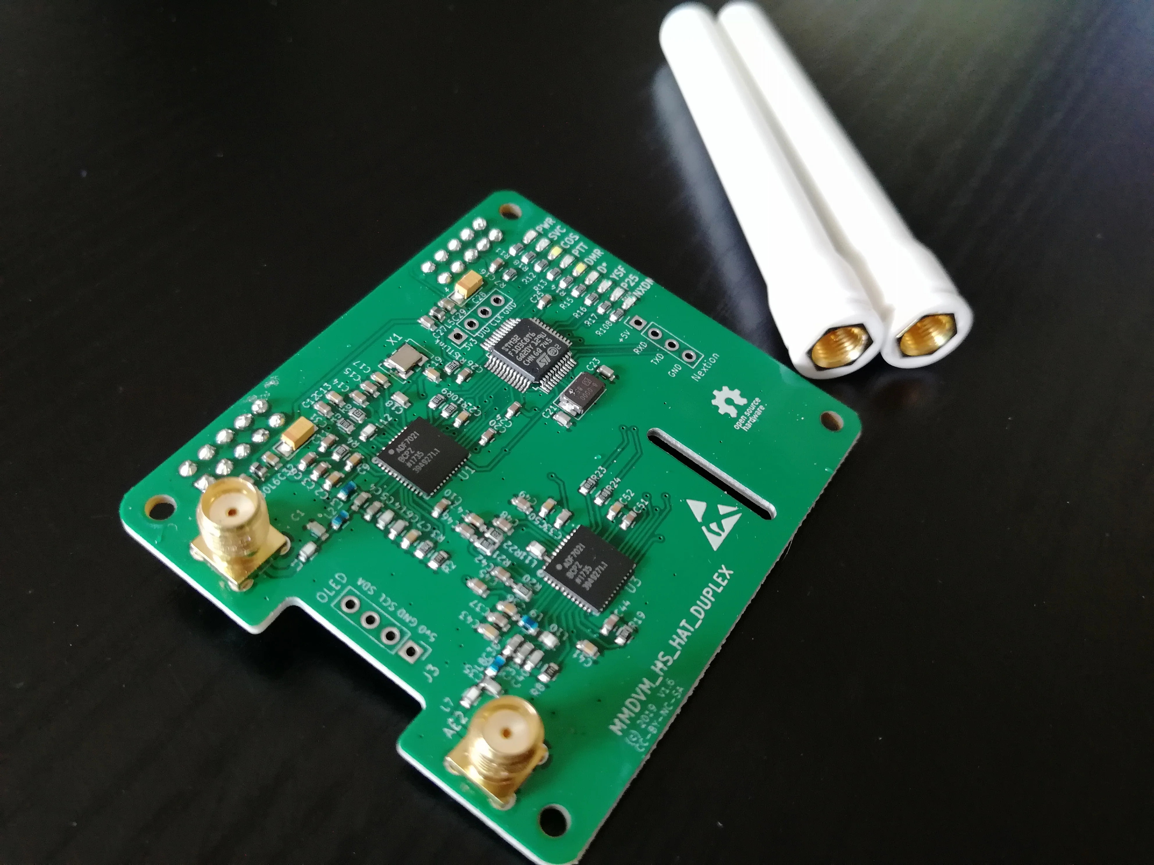 

Duplex hotspot board with ANTs RPI MMDVM Wireless Mini Relay P25 DMR YSF