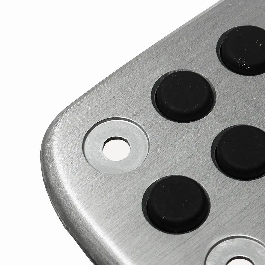 Stainless Steel Footrest Foot Rest Pedal Pad Cover Anti-slip Floorboard Replacement For Peugeot 206 206CC Vehicles