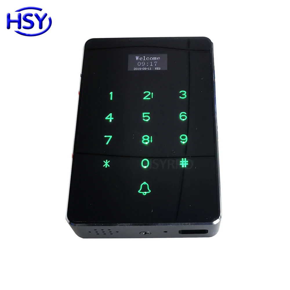 Сенсорная клавиатура HSY автономный контроль доступа RFID бесконтактная EM Card время