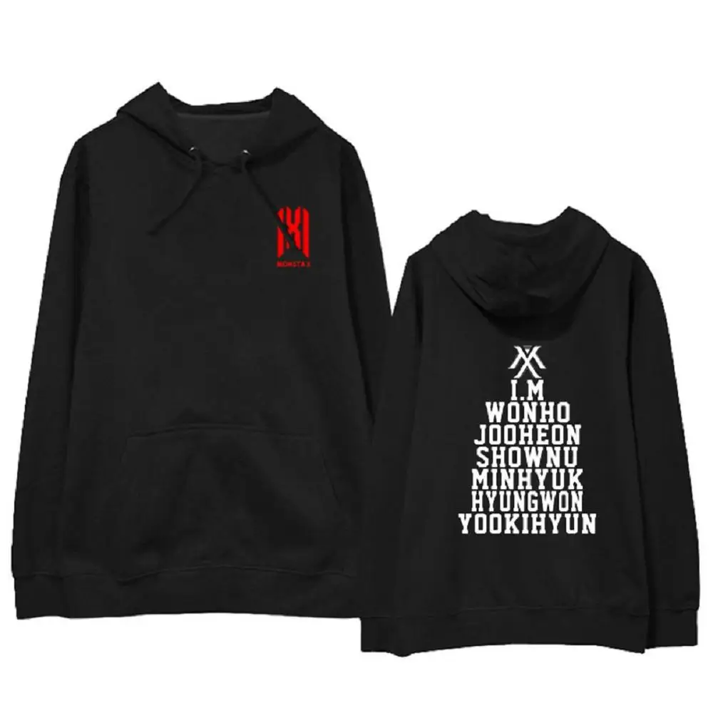 Mainlead KPOP Monsta X WE ARE HERE World Tour cap толстовка унисекс Shownu Wonho