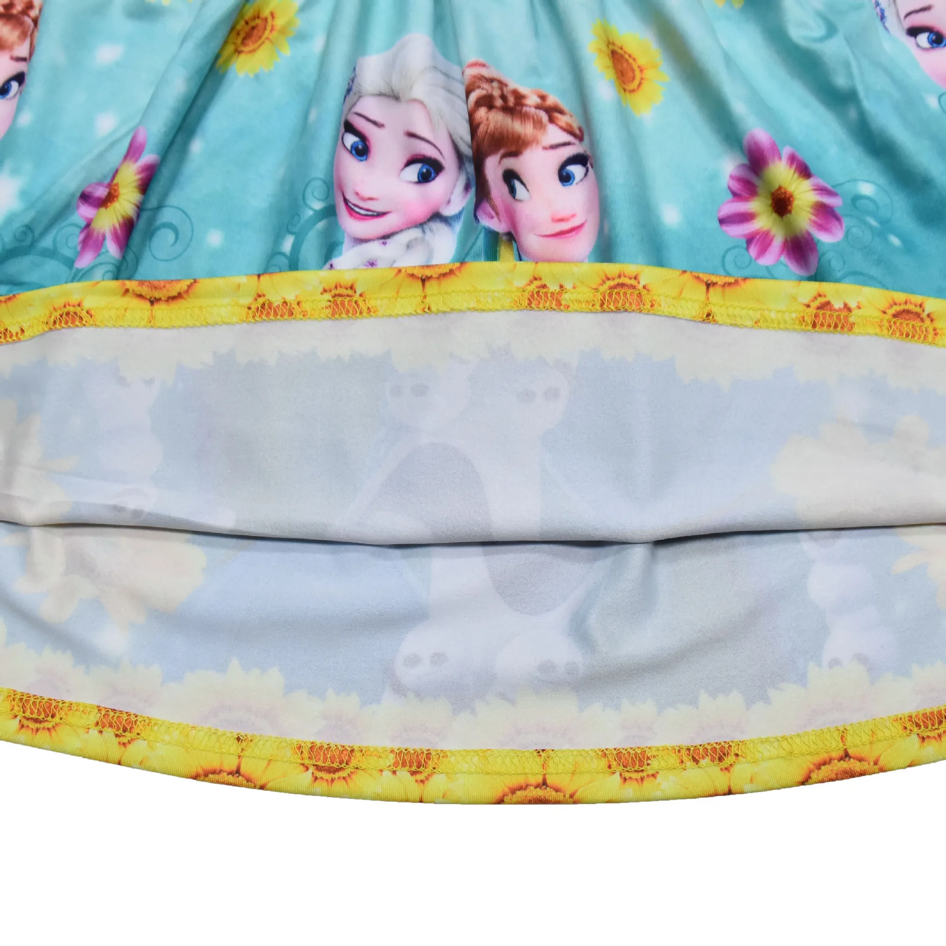 Сюрприз из мультфильма «Холодное сердце» 2 «Холодное сердце» Aisha/платье Fei рукава, принт Анны платье принцессы; праздничное платье для девочек; детское платье