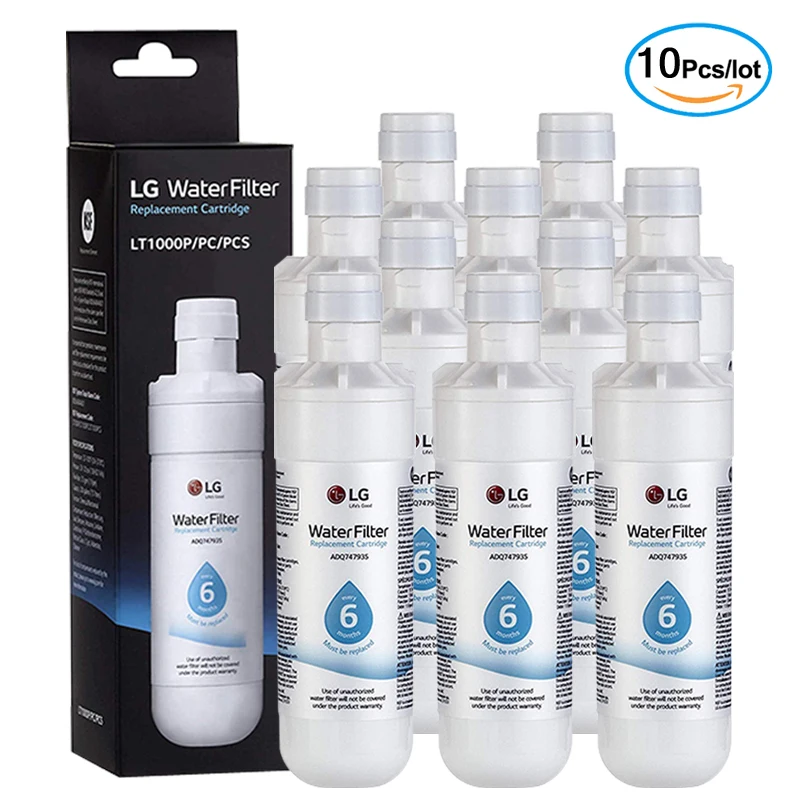 

Replace LG LT1000P, ADQ74793501, ADQ74793502, MDJ64844601, Kenmore 46-9980, 9980 refrigerator filter (10 packs)