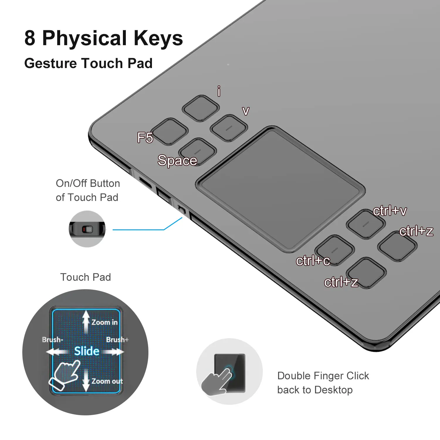 Drawing Tablet VEIKK A50 Graphic Tablet with 8192 Levels Pressure Sensitivity Comes with a Battery-Free Pen 8192 Levels and an Artist Glove Drawing Tablet VEIKK A50 Graphic Tablet with 8192 Levels Pressure Sensitivity Comes with a Battery-Free Pen 8192 Levels and an Artist Glove