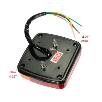 

12V 20 LED Truck Taillight Car Trailer Universal Two-color Car Turn Signal Light 3XUB