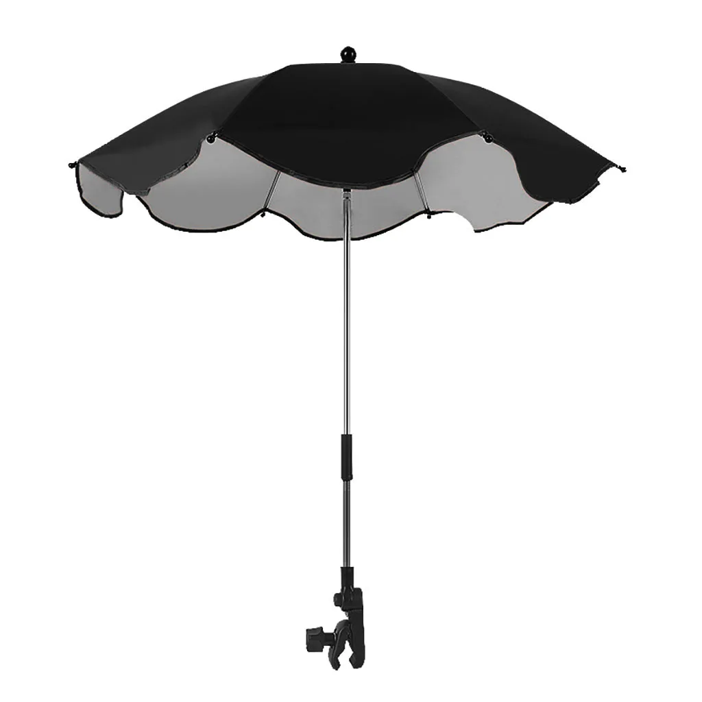 Umbrella Universal Cute Baby Pram Umbrella Shade Umbrella UV Sunshade For Stroller Pushchair For Sun Rain Protection#45