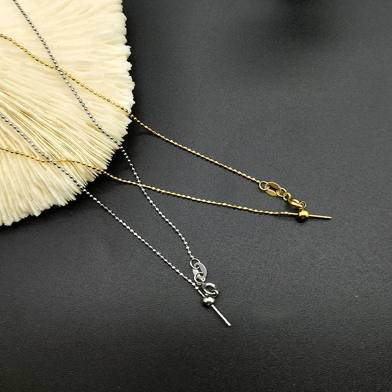 

2pcs/pack steel gold Color stainless Steel Bead Ball Chainsstainless steel chain accessories for handmade jewelry making