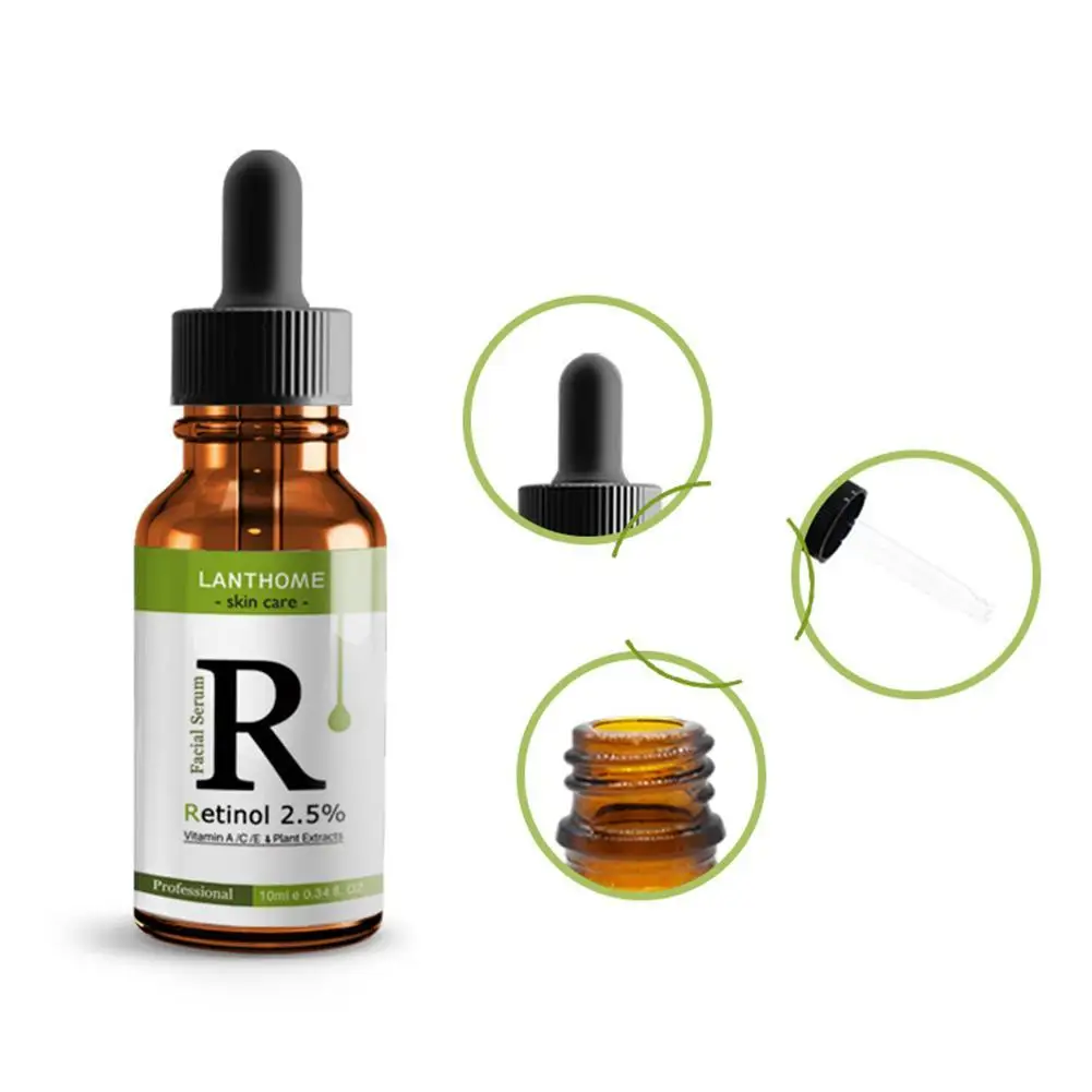 Retinol Original Liquid Retinol 2.5% Vitamin A/C/E Anti Wrinkle Serum Plant Extracts Moisturize Brighten