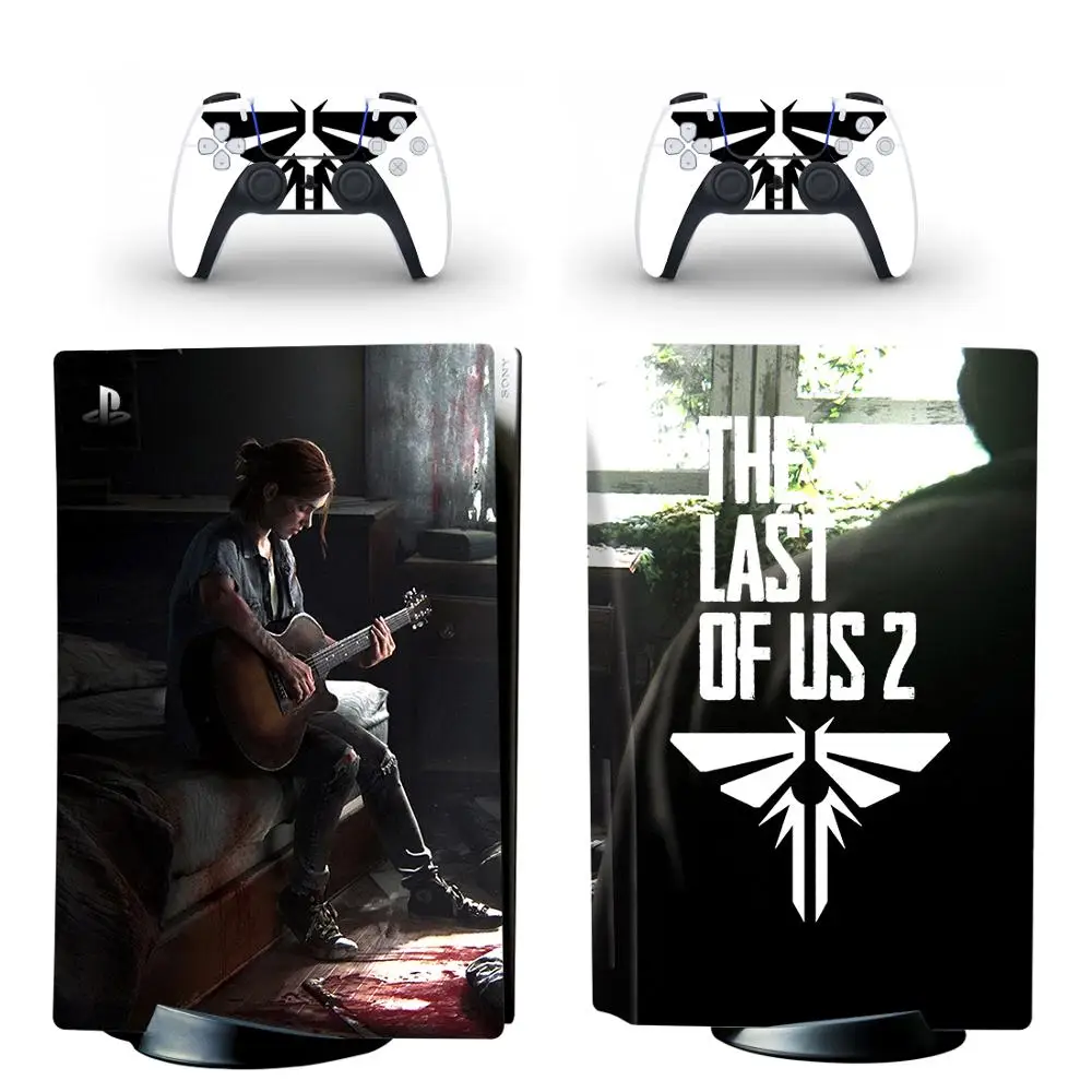 The last of Us PS5 Standard Disc Skin Sticker Decal Cover for PlayStation 5 Console and Controllers PS5 Skin Sticker Vinyl 