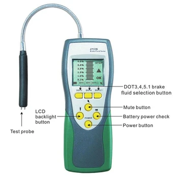 

Brake Oil Testing Pen Automobile Brake Oil Water Content Detection Diagnostic Instrument Pen Motorcycle Brake Fluid Tester