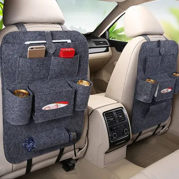 

1PC Car Storage Bag Universal Box Back Seat Bag Organizer Pouch Backseat Holder Pockets Car-styling Protector Auto Accessories