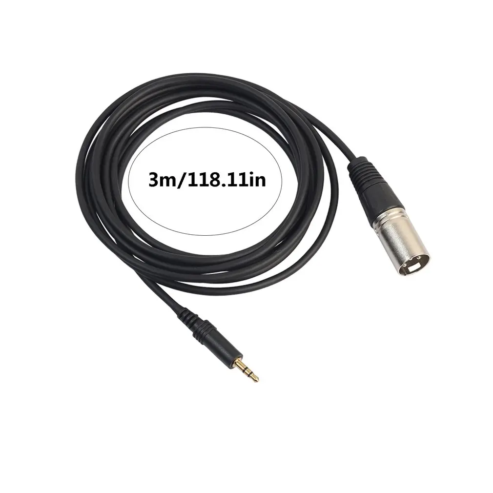 Xlr 3 Pin Female To Right Angle 1/8 Xlr3F To Right-Angle 3.5 Mm Trs For Dv Camera/ Microphone Mic 351730 351930 355530