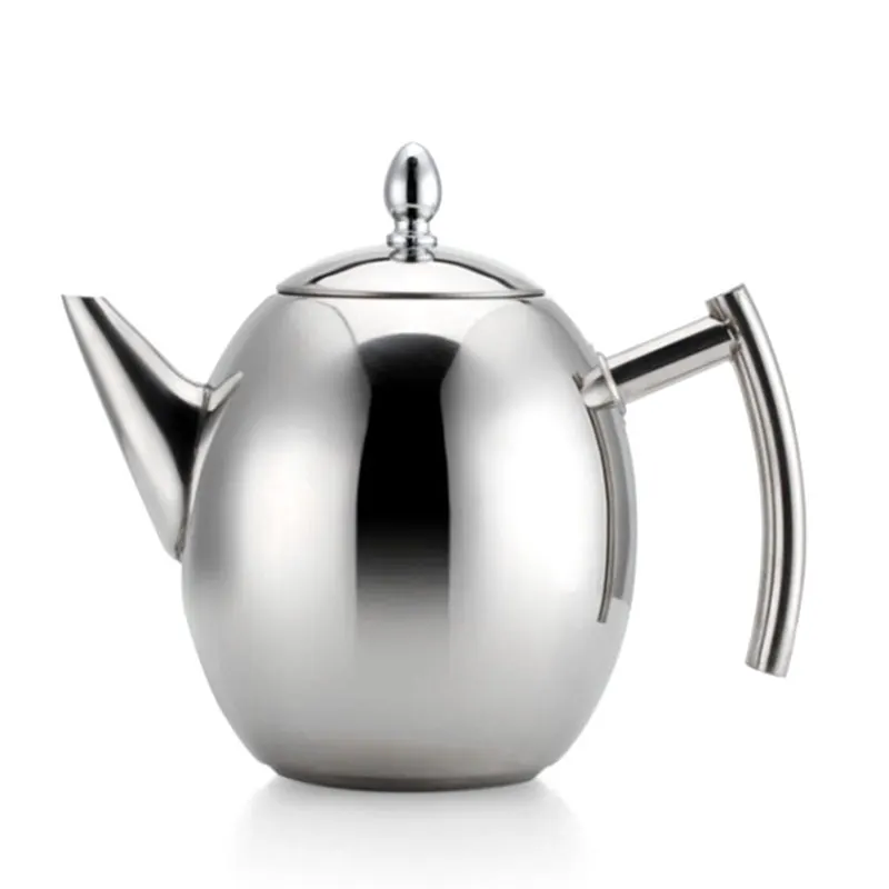 1Л чайник для кофе из нержавеющей стали, чайник для кофе, чайник для холодной воды с фильтром, инструменты для домашнего чая PAK55