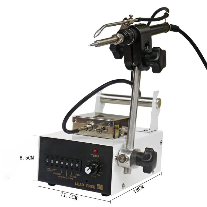 Foot Switch Send Tin Soldering Machine Soldering,Automatic Tin Feeding Machine Constant Temperature Soldering Iron