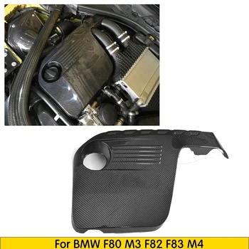 

For BMW M3 M4 2014 2015 2016 2017 Carbon Fiber Engine Cover In Car Bonnet Protector Cover Fashion Look
