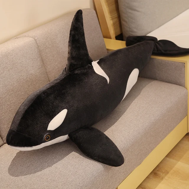 One Piece 50/75CM Whale Doll Pillow Whale Plush Toys Stuffed Doll Shark Cartoon Soft Sleep Pillow Children Gifts