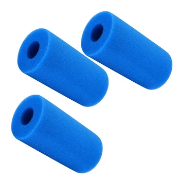 

3Pcs Swimming Pool Cleaner Foam Reusable Washable Cleaning Foam Sponge for Intex Type A