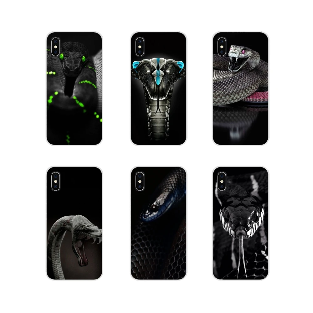 Чехлы для телефонов Huawei Mate Honor 4C 5C 5X 6X 7 7A 7C 8 9 10 8C 8X 20 Lite Pro Cool Black Mamba Snake Accessories |