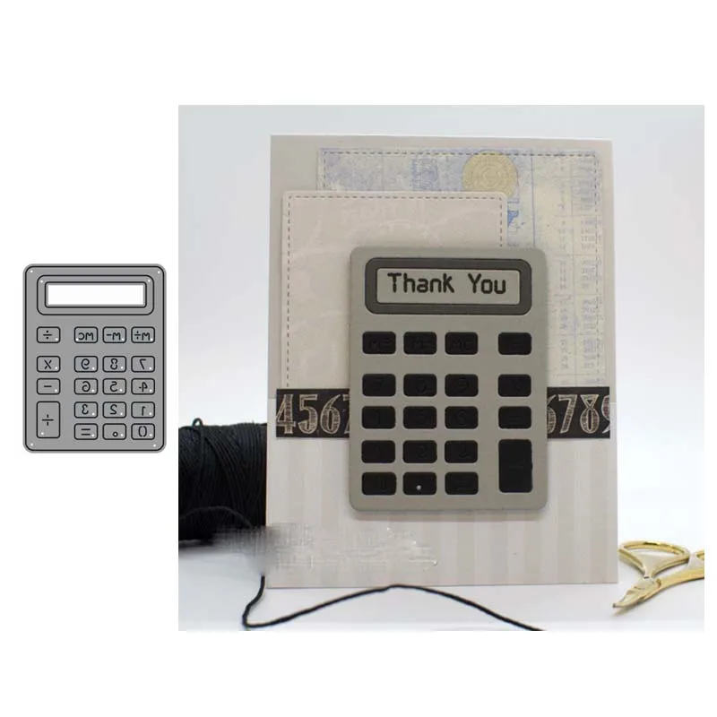 

JC 2020 New Metal Cutting Dies Calculator DIY Shape for Scrapbooking Craft Mold Stencil Handmade Tool Paper Card Make Template