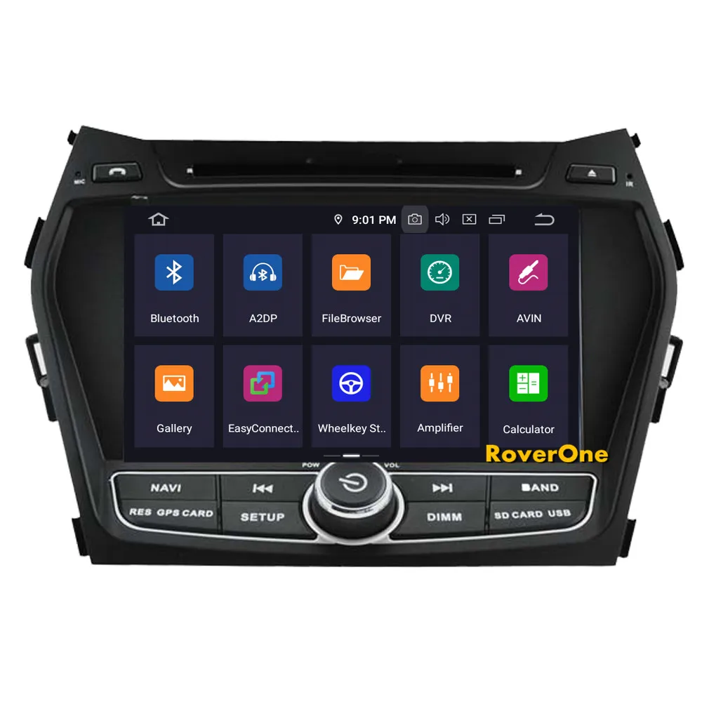 Best RoverOne Car Multimedia System For Hyundai IX45 Santa Fe Santafe Android 9.0 Radio Stereo DVD GPS Navigation Media Music Player 5