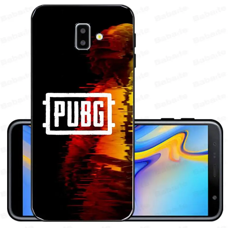 Чехол для galaxy j6 plus PUBG Coque Shell для телефона samsung galaxy j6 plus A6 A8 A9 A10 A30 A50 мобильный чехол